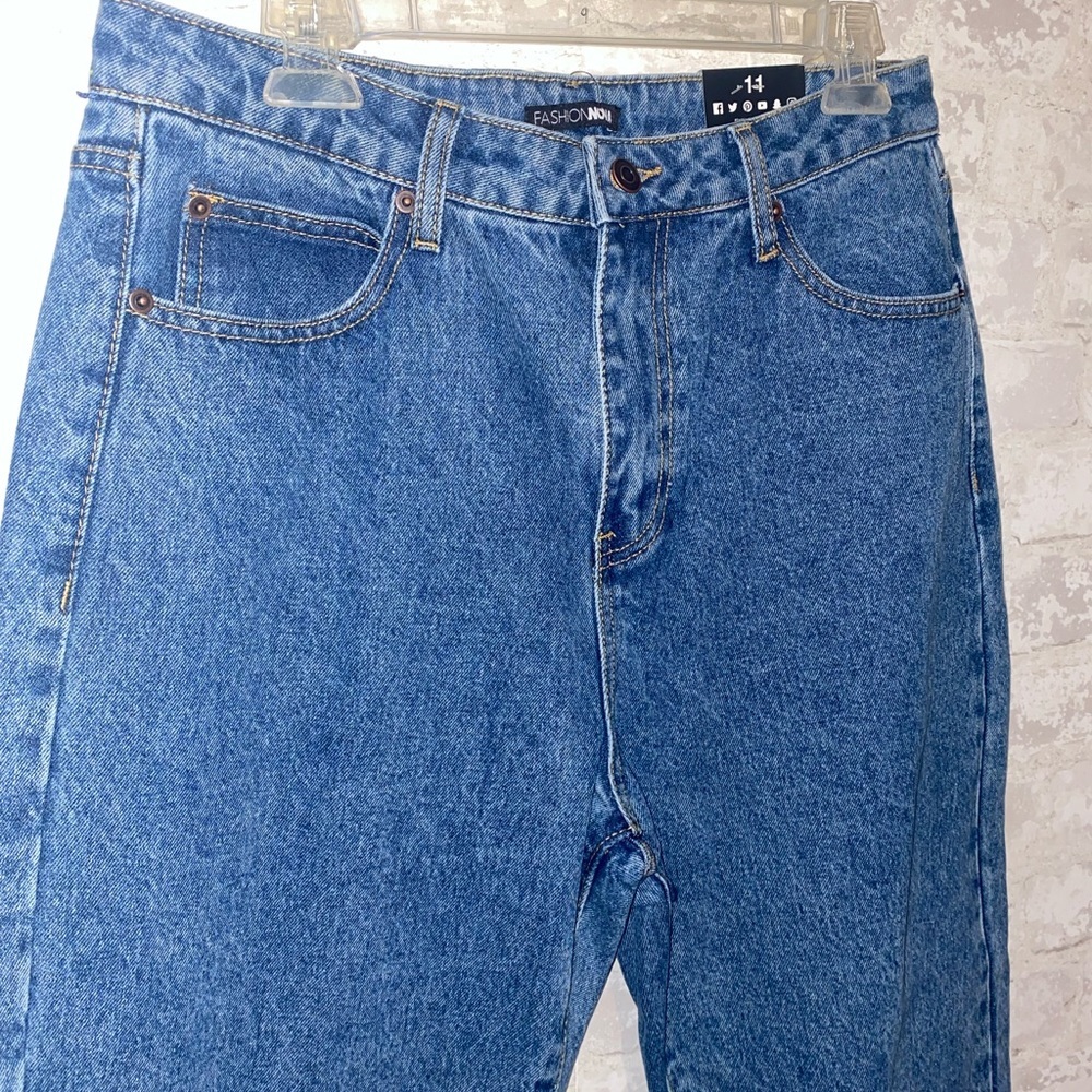 Quality denim high waist mom jeans - Picture 3 of 5